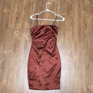 Fashion Nova orange/reddish tight dress